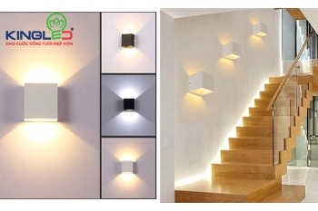 ĐÈN LED ỐP TƯỜNG CẦU THANG - GIẢI PHÁP CHIẾU SÁNG TRỌN VẸN